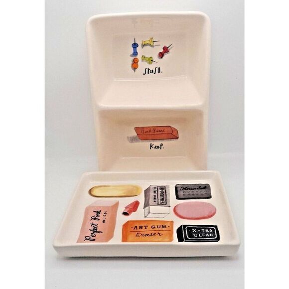 Magenta Other - Angela Staehling  Sketchbook Series by Magenta Eraser Trinket Stash Keep Dish